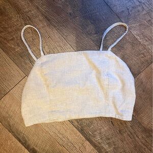 SHEIN Linen Beige Top